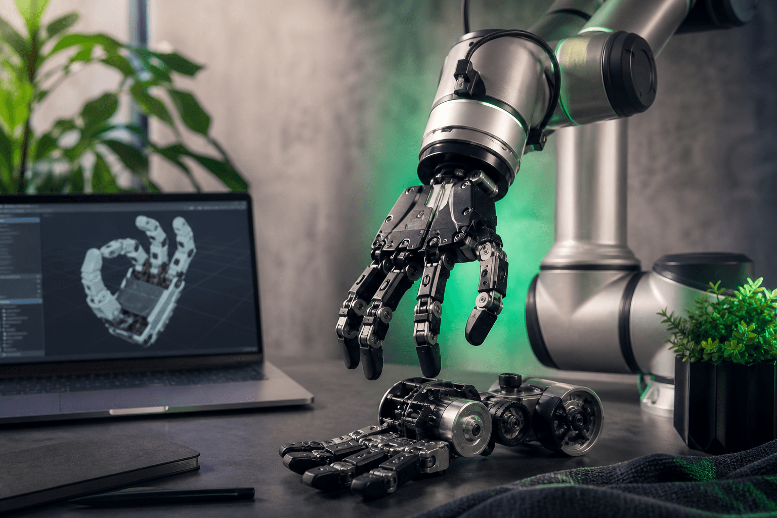 Robot Hand URDF Models: Simulating Grippers and Dexterous Manipulation